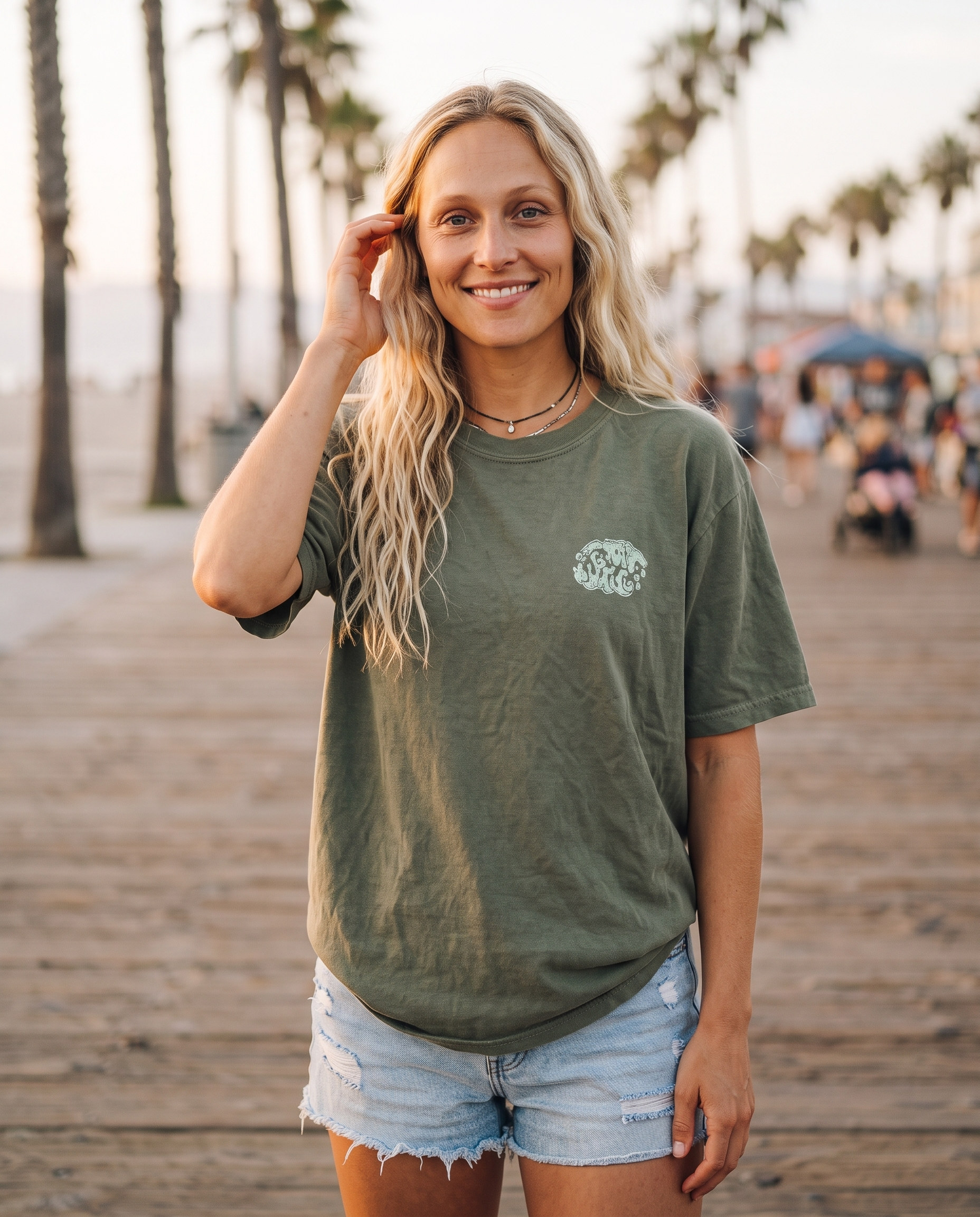 Olive Emily Brimlow tee, front